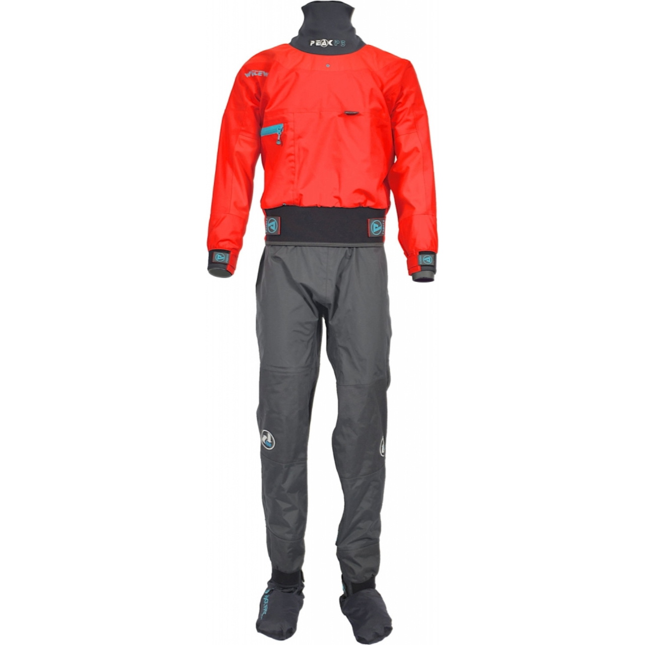 2026 Peak PS Mens Whitewater One Piece Drysuit 25WWOP - Red